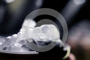 Transparent ferule retainer teeth alignment