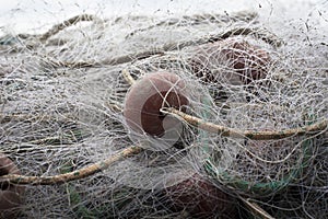 Transparent fishing net