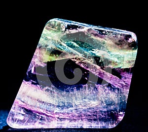 Transparent fluorspar calcium fluorite crystal gem