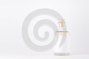Transparent glass bottle img