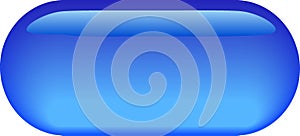 Transparent glass button.