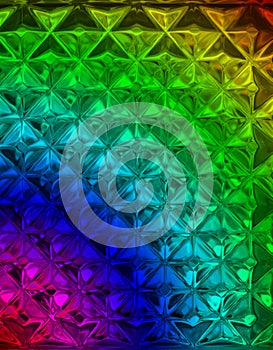 Transparent glass wall texture