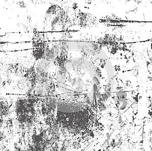 Transparent gray grunge texture black blots, noise, vector grunge background to create vintage retro effect