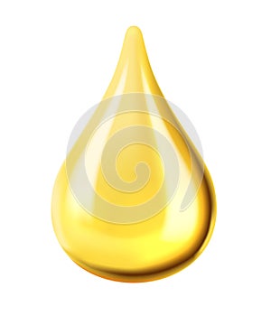 Transparent oil drop