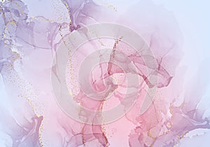 Transparent pink dynaic marble creativity background. Modern Abstract liquid flow artwork. Trendy pastel colors wallpaper in photo