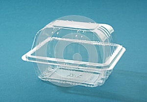 Transparent plastic box