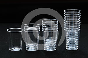 Průhledný plastický pohár 