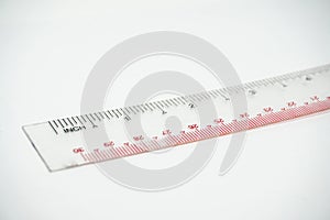transparent plastic ruler