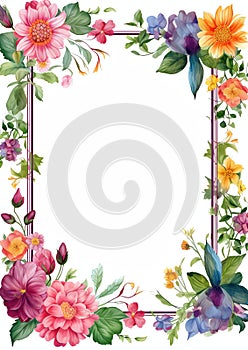 Transparent plastic 90s retro nostalgic frame