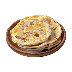 Transparent or PNG Image of Stack of Rotis
