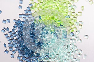 3 transparent polymer resins