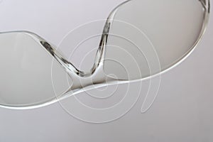 Transparent protective glasses closeup - Image