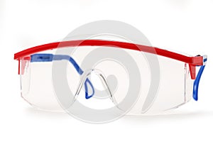 Transparent protective goggles