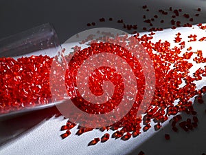 Red masterbatch granule