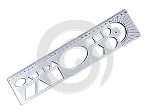 Transparent ruler