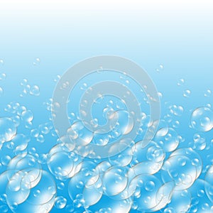 Transparent soap bubbles