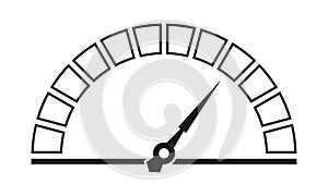 Transparent speedometer illustration vector design