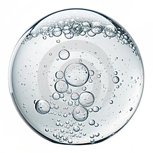 Transparent Sphere with Bubbles