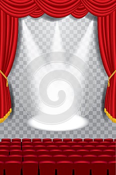 Transparent spots vertical