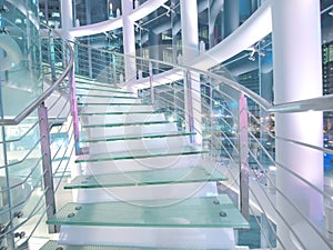 Transparent staircase