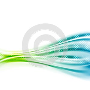 Transparent swoosh satin abstract smooth wave background