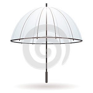 Transparent umbrella photo