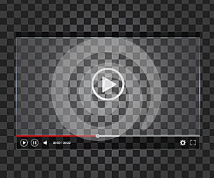 Transparent video player