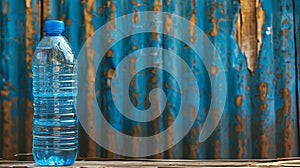 Transparent water bottle