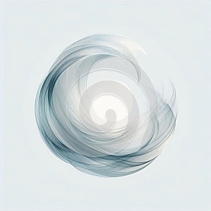 14 14. Transparent watercolor paint stroke with a ligh photo