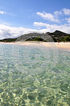 Transparent waters in Sardinia