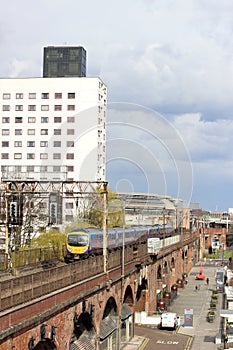 TransPennine express train in Manchester