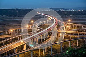 Transporatation light of Taiwan in rush hour