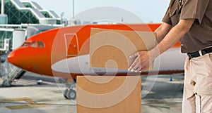 Transport Air parcel delivery service photo