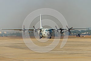 Transport aircraft takeoff