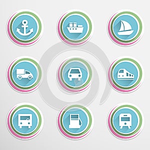 Transport buttons