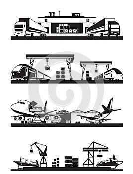 Transport cargo terminals