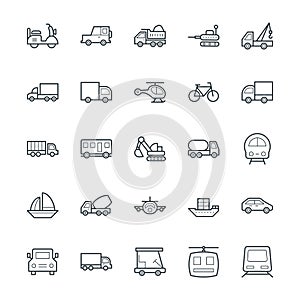 Transport Cool Vector Icons 2