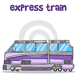 Transport of express train collection