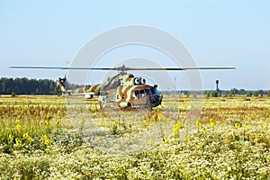 Transport helicopter
