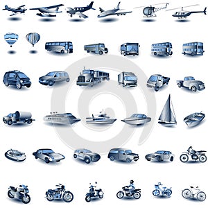 Transport icons