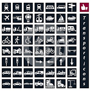 Transport icons