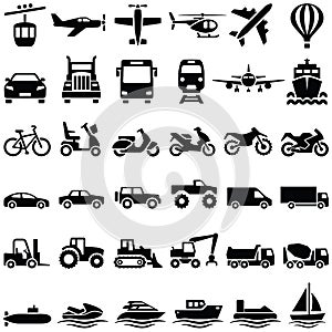 Trasporto vettore icona illustrazioni 