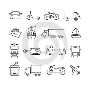 Transport Icons - Travel