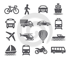 Transport icons