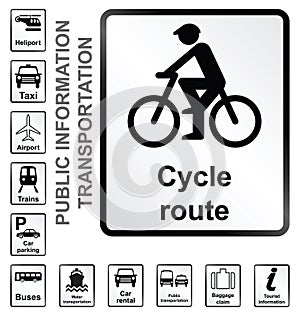 Transport Information Signs