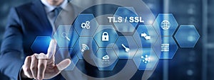 Transport Layer Security. Protocols provide secured communications. Secure Socket Layer. TLS SSL. photo