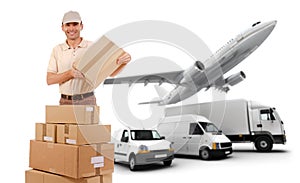 Transport logistics chain img