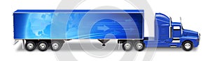 Transport Semitrailer Truck