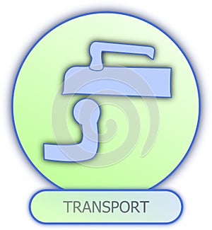 Transport symbol and icon