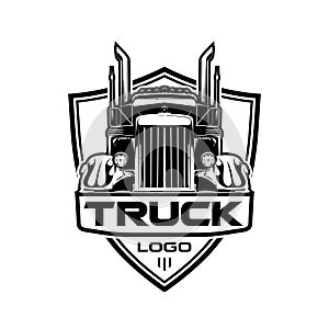 Transport Truck creative Logo design inspiration